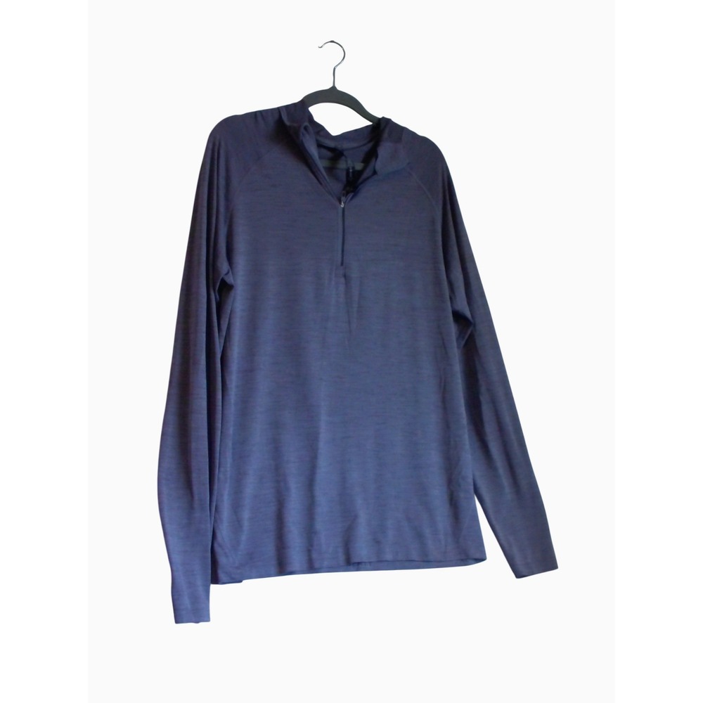 Lululemon Metal Vent Tech 1/2 Zip 2.0‎ Pullover Mens XL Grey Long Sleeve